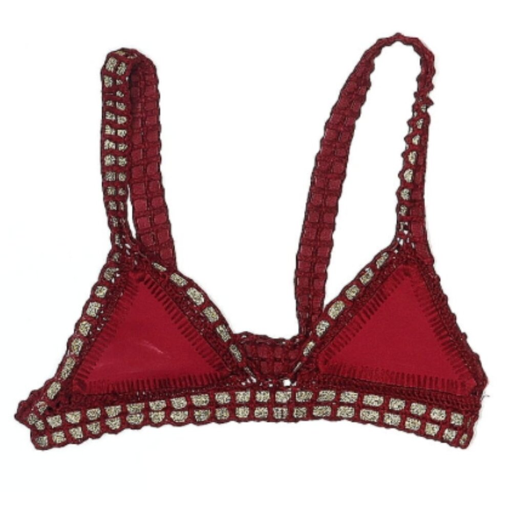 Kiini Kiki Burgundy Bikini Top